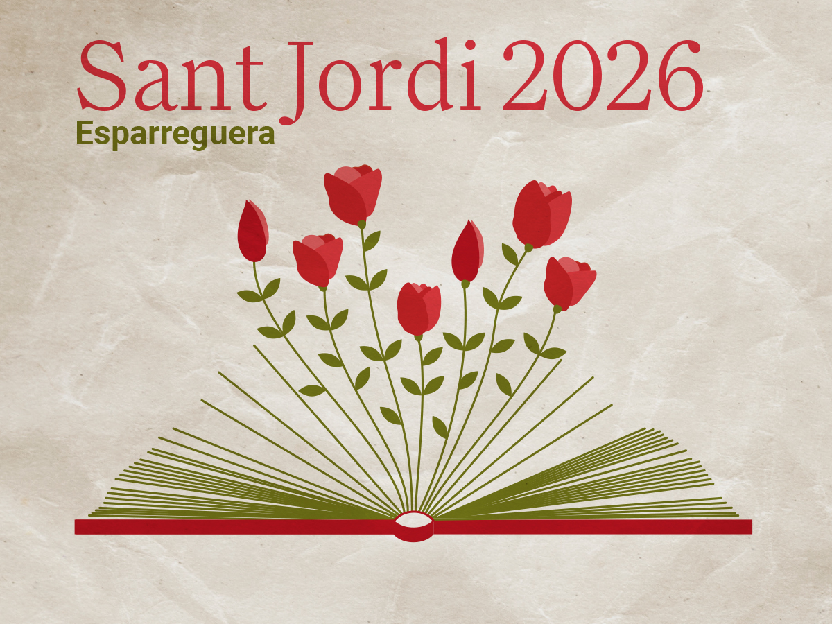 Esparreguera celebra la diada de Sant Jordi amb diverses propostes culturals del 22 d'abril al 5 de maig.