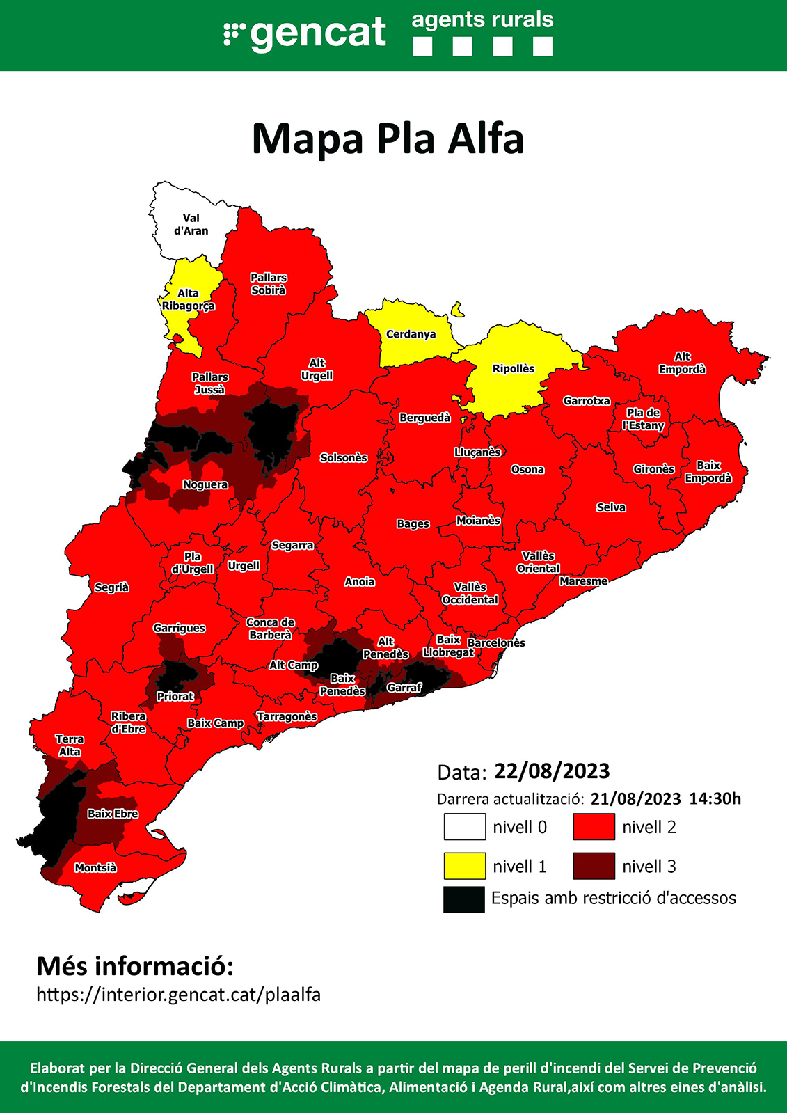 Mapa pla alfa